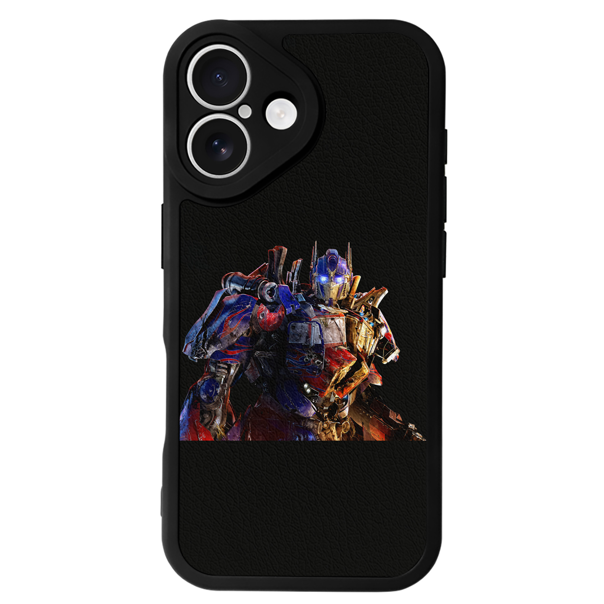 （画像用） Transformers トランスフォーマー 【iPhone 16シリーズ対応】シリコンスマホケース（レザー調） 材質：シリコン